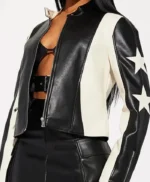 Beyond the Gates Chelsea Hamilton Star Leather Jacket