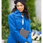Beyond the Gates Kat Richardson Blue Wool Coat