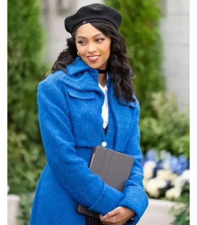 Beyond the Gates Kat Richardson Blue Wool Coat