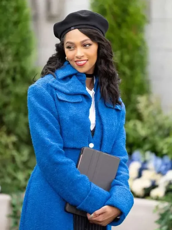 Beyond the Gates Kat Richardson Blue Wool Coat