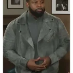 Beyond the Gates Randy Parker Grey Suede Jacket