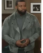 Beyond the Gates Randy Parker Grey Suede Jacket