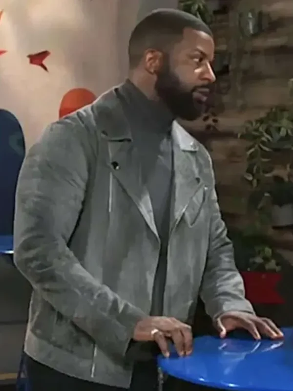 Beyond the Gates Randy Parker Grey Suede Jacket