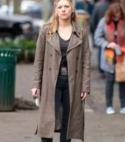 Big Sky Jenny Hoyt Double Breasted Trench Coat