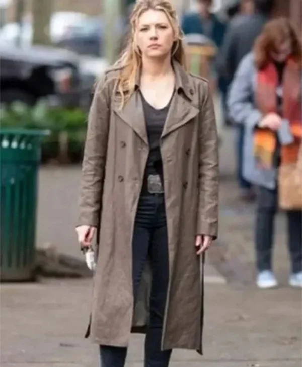 Big Sky Jenny Hoyt Double Breasted Trench Coat
