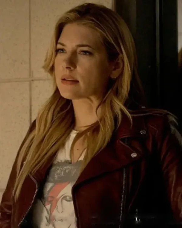 Big Sky Jenny Hoyt Maroon Leather Jacket