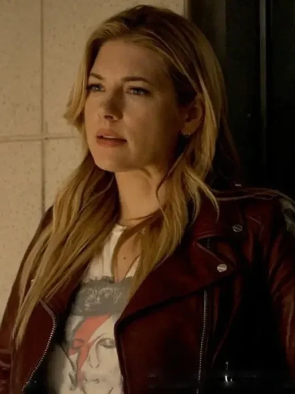 Big Sky Jenny Hoyt Maroon Leather Jacket