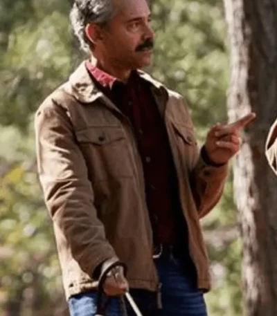 Big Sky Mark Lindor Brown Trucker Jacket