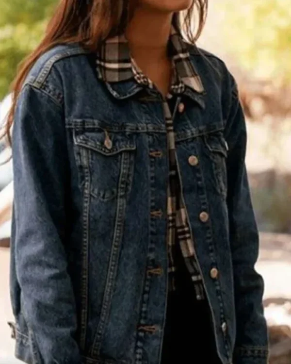 Big Sky Max Blue Denim Trucker Jacket