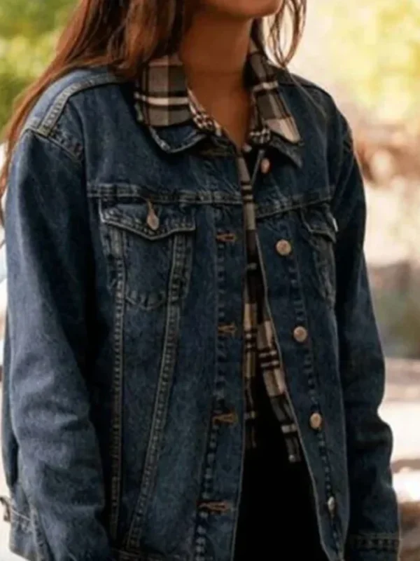 Big Sky Max Blue Denim Trucker Jacket