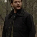 Big Sky S03 Jensen Ackles Black Fur Collar Jacket