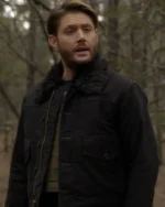 Big Sky S03 Jensen Ackles Black Fur Collar Jacket