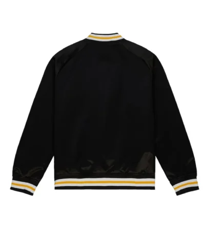 Boston Bruins 100th Anniversary Black Satin Jacket