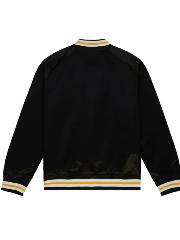 Boston Bruins 100th Anniversary Black Satin Jacket