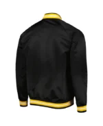 Boston Bruins Black Full-Snap Satin Jacket