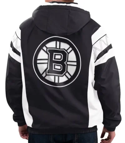 Home Team Boston Bruins Half-Zip Hoodie Jacket