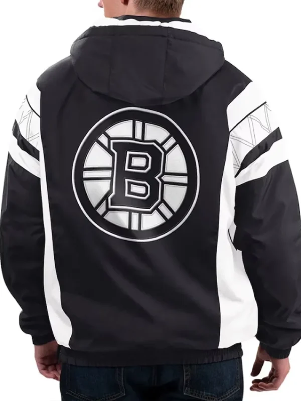 Home Team Boston Bruins Half-Zip Hoodie Jacket