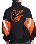 Baltimore Orioles Cooperstown Chief Black Half-Zip Pullover