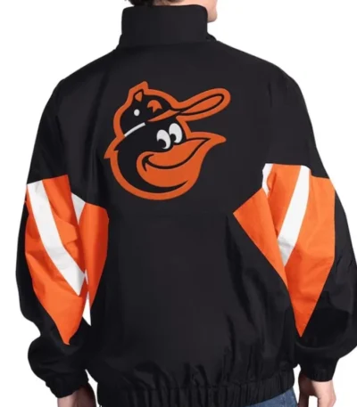 Baltimore Orioles Cooperstown Chief Black Half-Zip Pullover