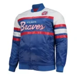 Blue/White Special Script Atlanta Braves Coaches Jacket