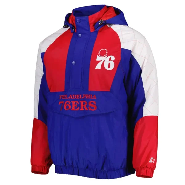 Body Check Atlanta Hawks Half-Zip Hoodie Jacket