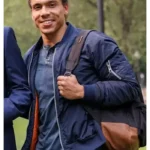 Boston Blue Caleb Bruce Bomber Jacket