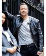 Boston Blue Danny Reagan Black Leather Jacket