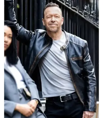 Boston Blue Danny Reagan Black Leather Jacket
