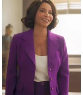 Boston Blue Mae Silver Purple Blazer
