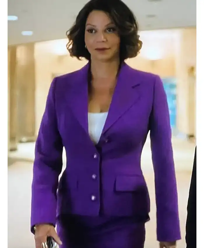 Boston Blue Mae Silver Purple Blazer Boston Blue Mae Silver Purple Blazer