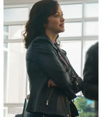 Boston Blue Maria Baez Black Leather Jacket