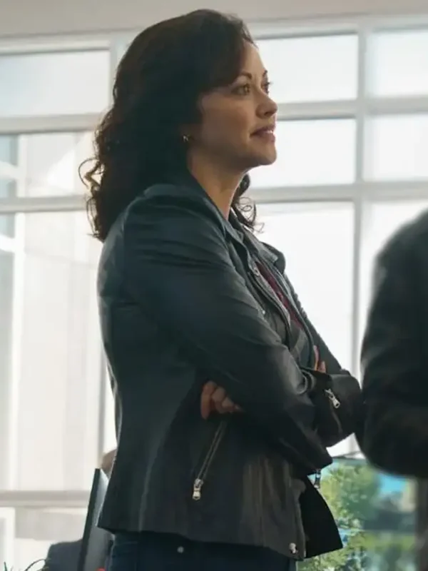 Boston Blue Maria Baez Black Leather Jacket