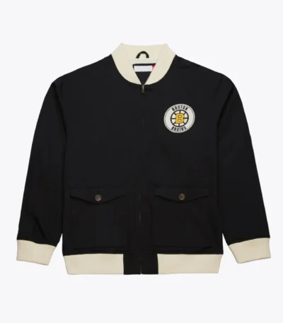 Boston Bruins Black Cotton Twill Jacket