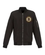 Boston Bruins Black Lightweight Nylon Jacket