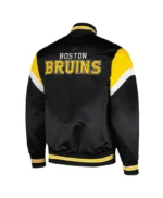 Boston Bruins Heavyweight Black Satin Jacket