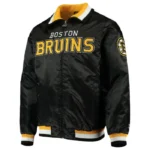 Boston Bruins Starter Bomber Black Jacket