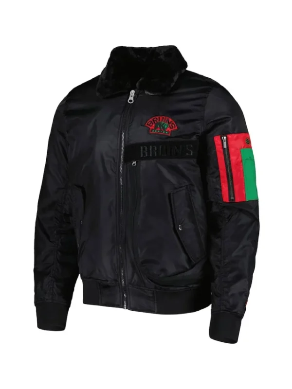 Boston Bruins Ty Mopkins Black Jacket