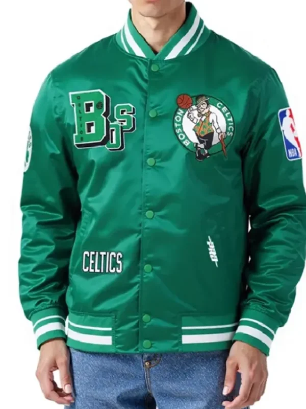 Boston Celtics Best of Rib Satin Jacket