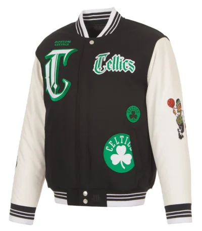 Boston Celtics Gothic Varsity Jacket