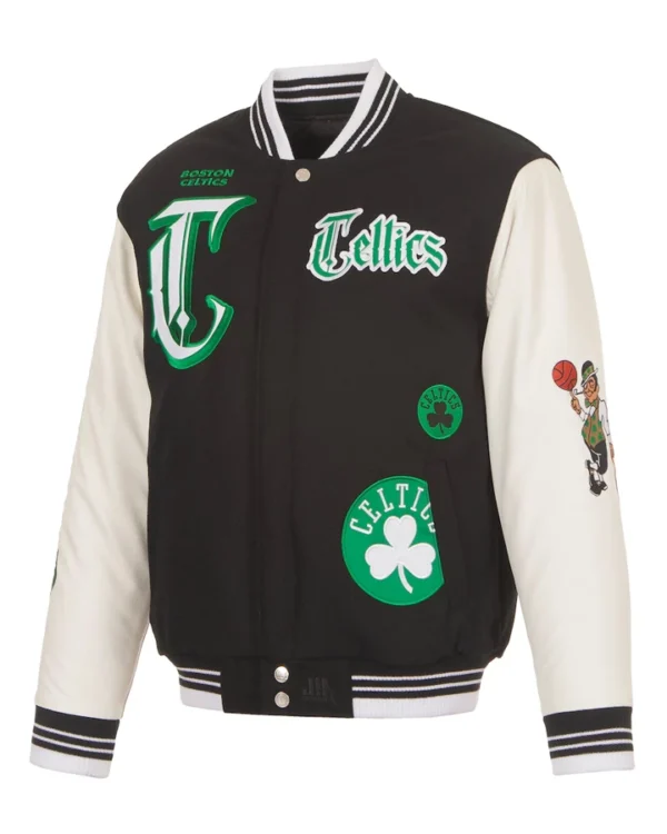 Boston Celtics Gothic Varsity Jacket
