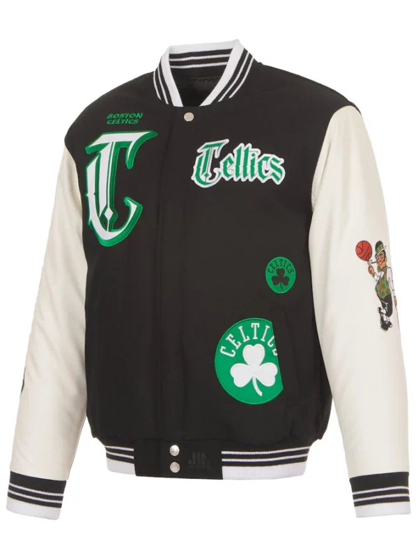 Boston Celtics Gothic Varsity Jacket