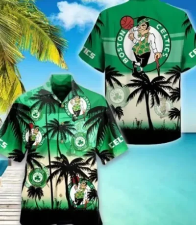 Boston Celtics Hawaiian Shirt