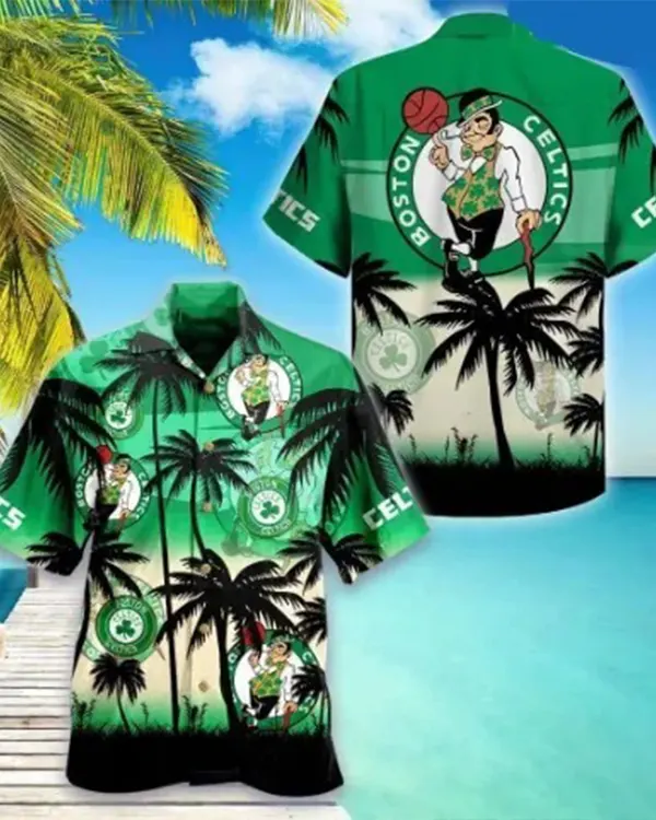 Boston Celtics Hawaiian Shirt Boston Celtics Hawaiian Shirt