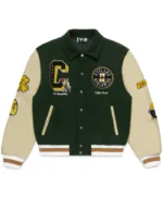 Boston Celtics Letterman Green Jacket