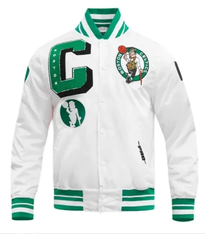 Boston Celtics Mashup Classic Rib Satin Jacket