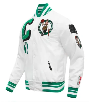 Boston Celtics Mashup Classic Rib Satin Jacket