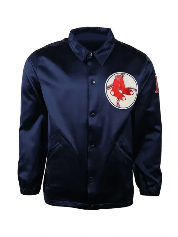 Boston Red Sox 1967 Navy Satin Windbreaker