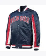 Boston Red Sox Blue Satin Jacket
