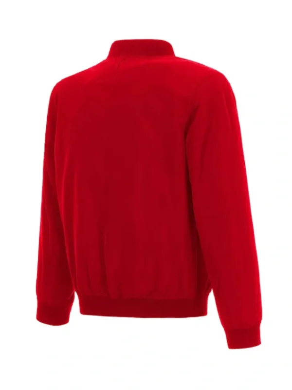 Boston Red Sox Red Nylon Bomber Jacket