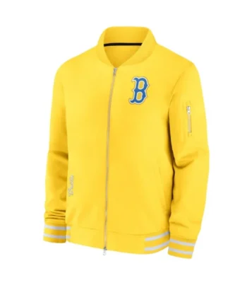 Boston Red Sox City Connect Game Time Gold Jacket